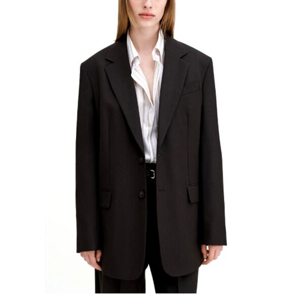 FILIPPA K Women's Dark Chocolate Davina Oversized Blazer Size 40 | Large - Picture 1 of 10